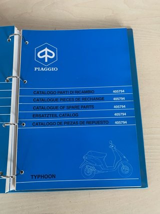 Catálogo Piaggio Piezas Repuesto