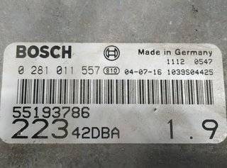 Fiat 0281011557 centralita motor uce doblo 258474