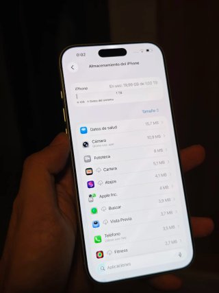 iPhone 17 Pro Max 1TB 100% batería