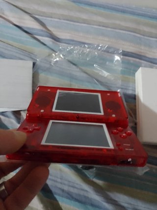 Nintendo DS Lite Rosso Trasparente con 1340 giochi