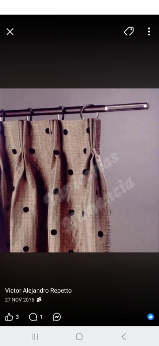 Servicios de instalacion de estores,  cortinas.