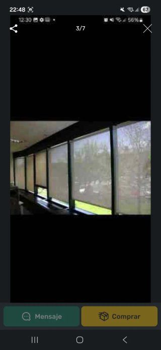 Servicios de instalacion de estores,  cortinas.