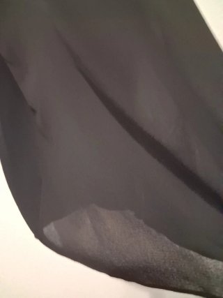 Falda gasa negra vestir talla única