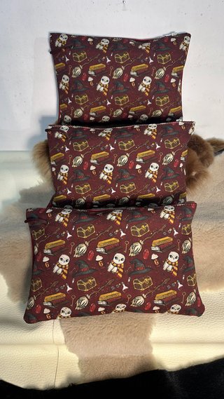 Set di 3 Pochette Artigianali
