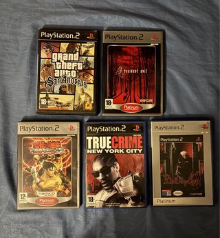 PACK 5 JUEGOS PS2 ORIGINALES + MANUALES