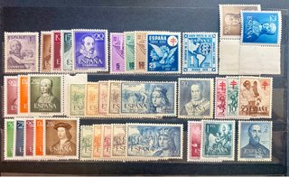 Sellos España 1950-1952