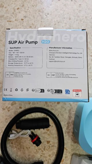 Bomba Eléctrica Recargable Hydrohero H20