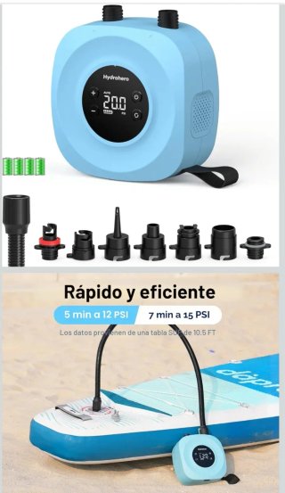 Bomba Eléctrica Recargable Hydrohero H20
