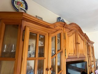 Mueble de Salón de Madera Maciza
