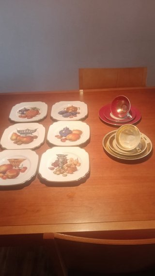 Lote de Vajilla de Porcelana Vintage
