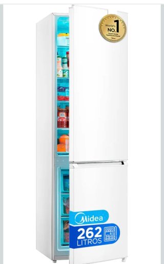 Nevera Midea Blanca 177,3x54,7x56,8 cm