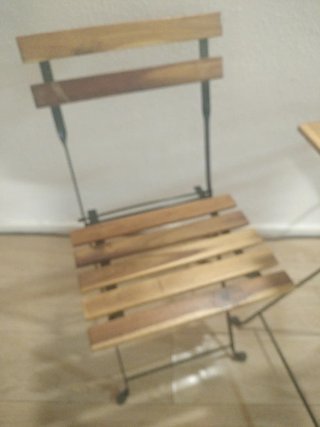 Mesa y 2 Sillas Plegables Exterior Ikea