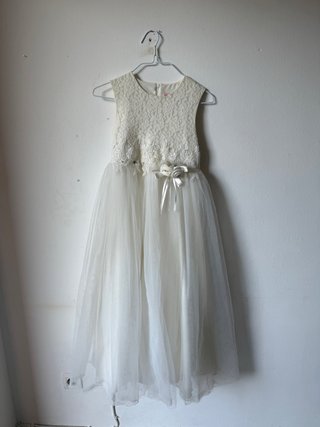 Vestido de Comunión Monita Blanco