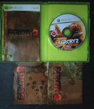 Far Cry 2 Xbox 360 CIB Mappa + Manuale