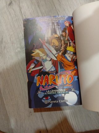 Comic Naruto la leyenda de la piedra de gelel