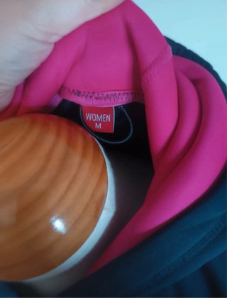 Sudadera Trangoworld Negra y Rosa