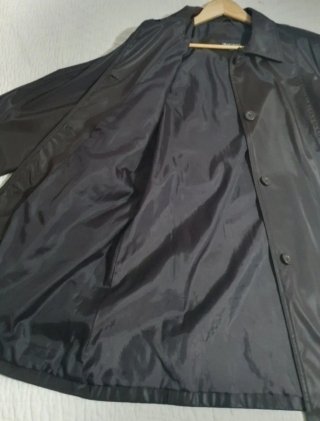 Abrigo largo con cinturón