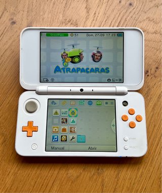 Nintendo new 2DS xl Blanca y Naranja