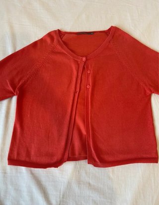 Cardigan rosa coral