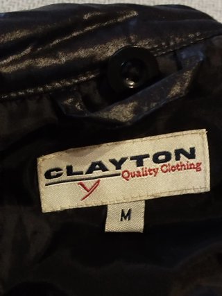 Giubbotto Clayton nero lucido