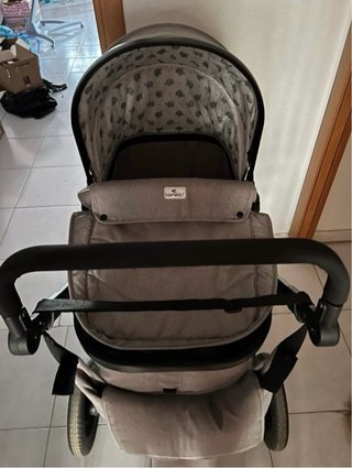 Carrito de bebé Loretti gris