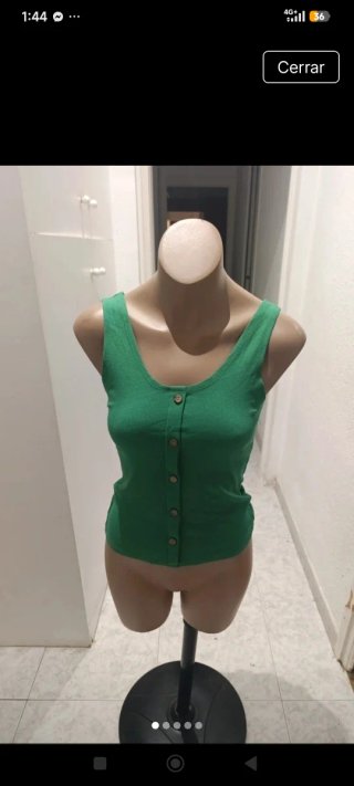 Camiseta de tirantes verde