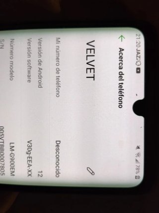 LG VELVET 5G 128GB