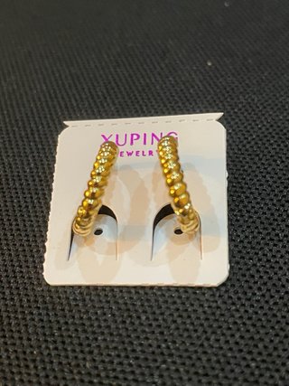 Pendientes de Aro Xuping Oro Laminado 14k