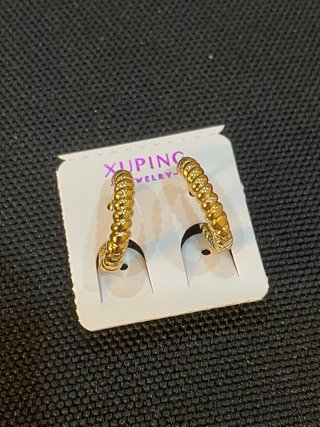 Pendientes de Aro Xuping Oro Laminado 14k