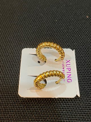 Pendientes de Aro Xuping Oro Laminado 14k
