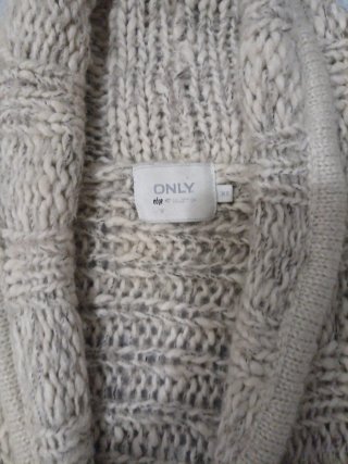 Cárdigan ONLY Beige/Gris Talla S