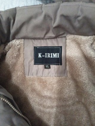 Chaqueta acolchada mujer gris