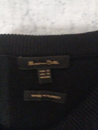 Vestido Massimo Dutti Negro Talla XS