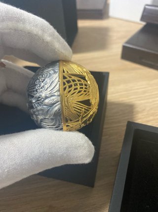 Moneda Esférica Cielo e Infierno Samoa 2021