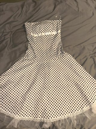 Vestido de Lunares Estilo Vintage