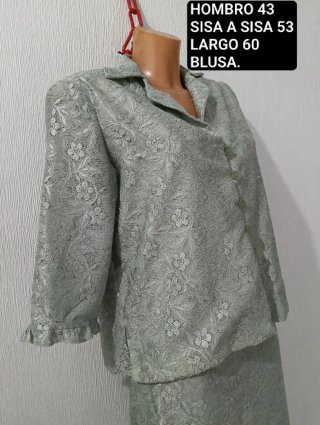 Traje de 2 piezas verde