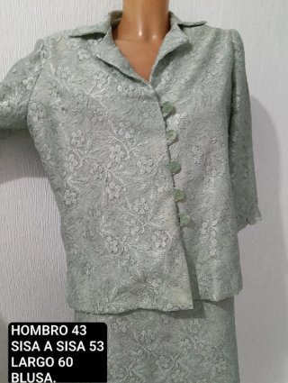 Traje de 2 piezas verde