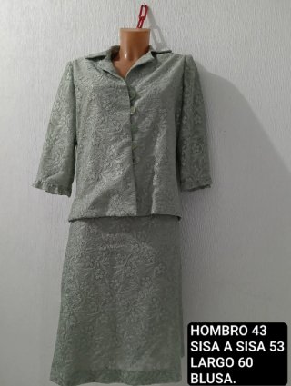 Traje de 2 piezas verde