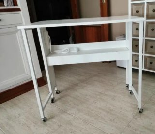 Escritorio plegable blanco