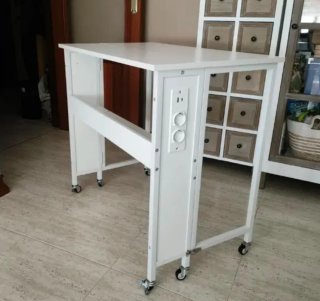 Escritorio plegable blanco