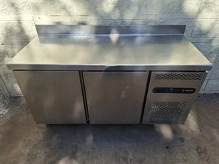 Nevera bajo mostrador inox 1,50m Edenox