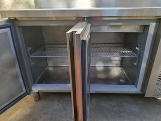 Nevera bajo mostrador inox 1,50m Edenox