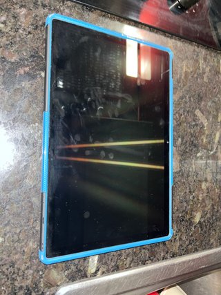 Tablet Samsung Azul y Negra