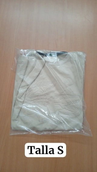 Camiseta Lacoste Beige Talla S