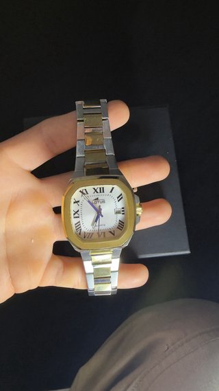 Reloj Lotus Oro y Plata 3 Meses Uso