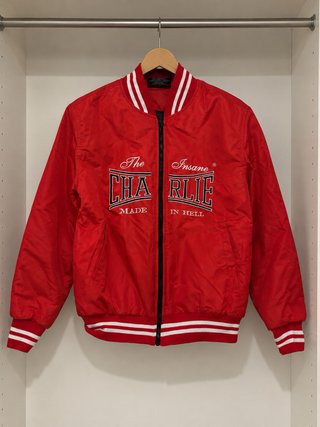 Chaqueta Beisbolera Roja Charlie