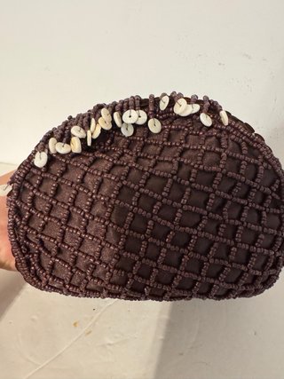 Bolso de mano Zara con abalorios