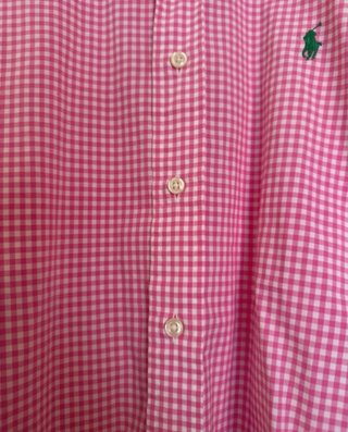 Camisa Ralph Lauren Cuadros Rosa