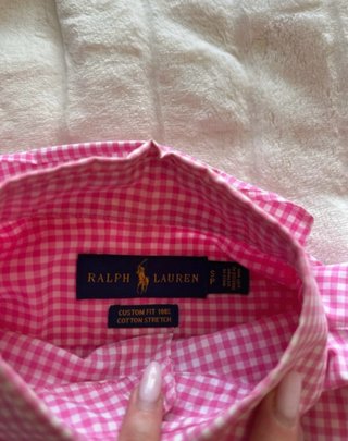 Camisa Ralph Lauren Cuadros Rosa