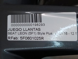 JUEGO LLANTAS SEAT LEON (5F1) Style Plus